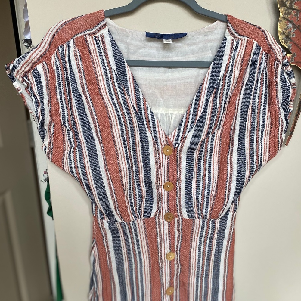 Striped Midi Summer Dress